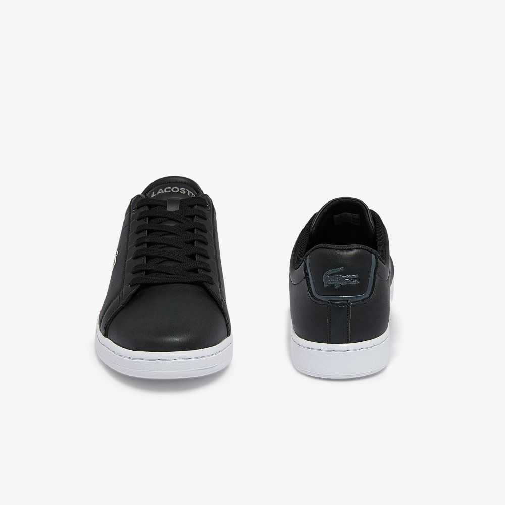 Lacoste Carnaby BL Leather Sneakers Black/White | MVY-756301