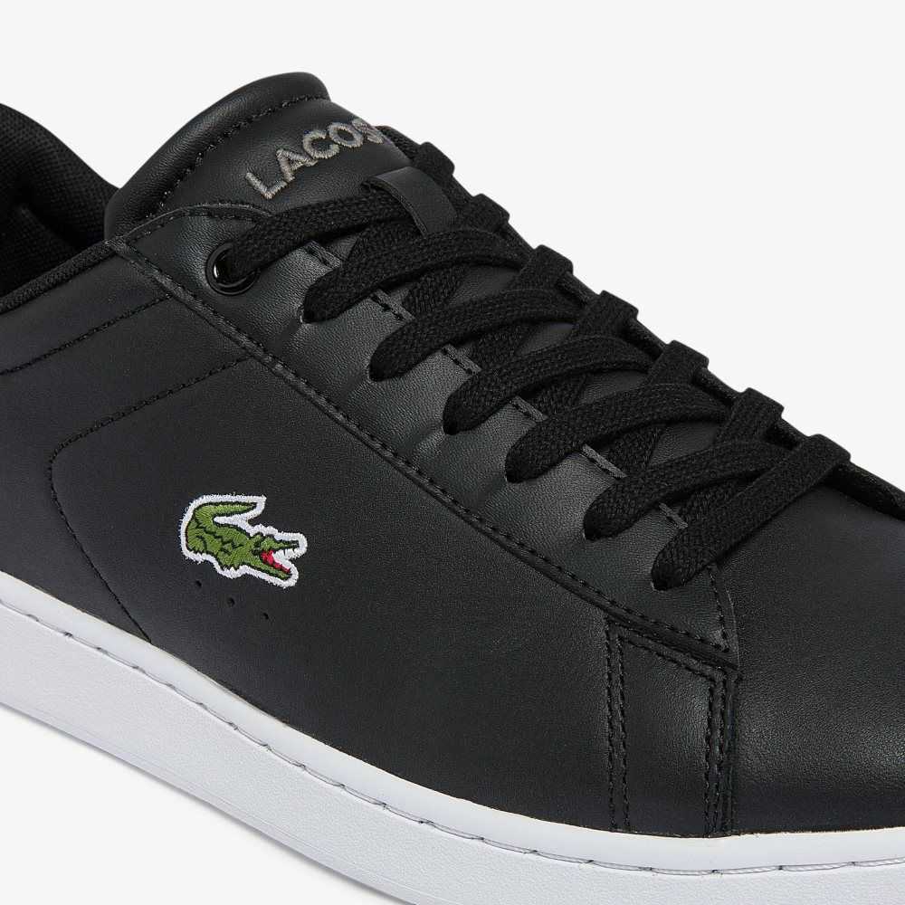 Lacoste Carnaby BL Leather Sneakers Black/White | MVY-756301