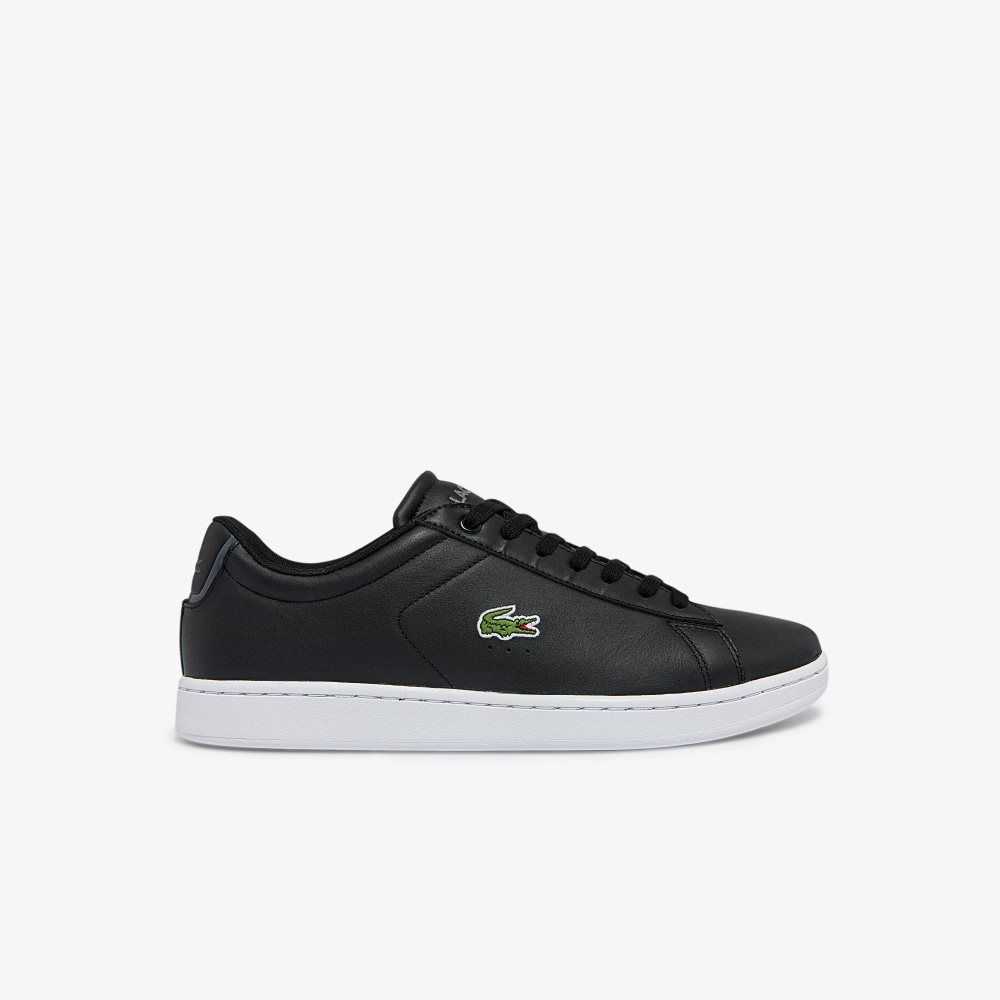 Lacoste Carnaby BL Leather Sneakers Black/White | MVY-756301