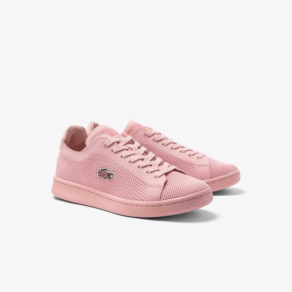 Lacoste Carnaby Pique Heel Pop Sneakers Pnk/Pnk | JFI-461592