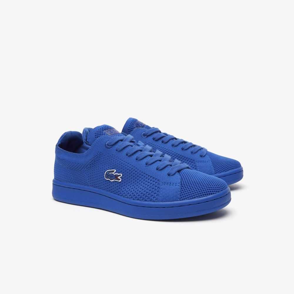 Lacoste Carnaby Pique Heel Pop Sneakers Blu/Blu | LKH-142706