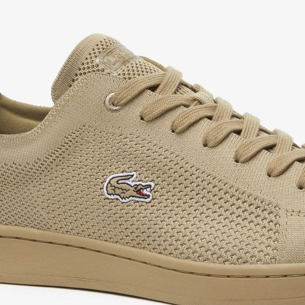 Lacoste Carnaby Piquee Sneakers Khaki | EXZ-305241