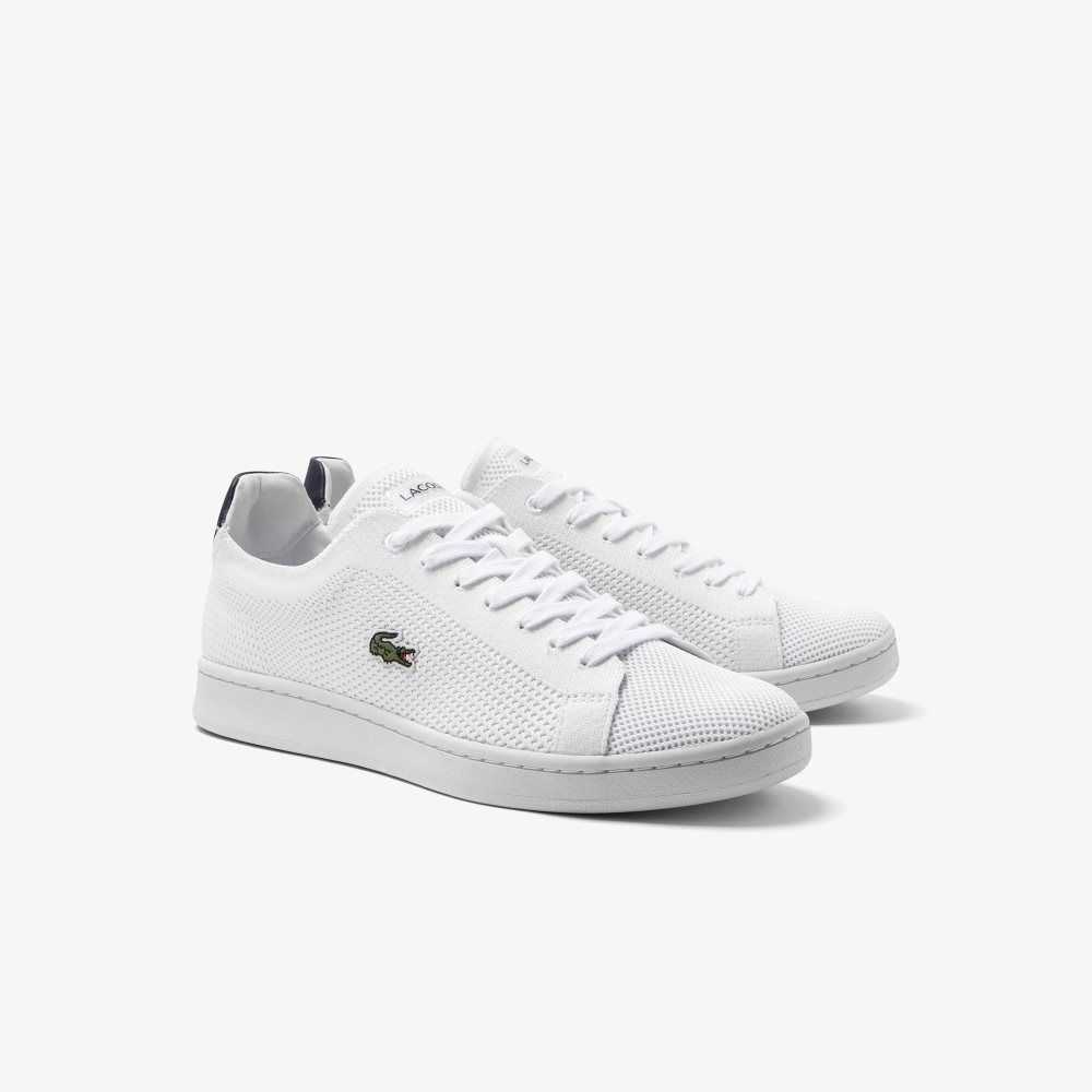 Lacoste Carnaby Piquee Sneakers White / Navy | TOE-562073