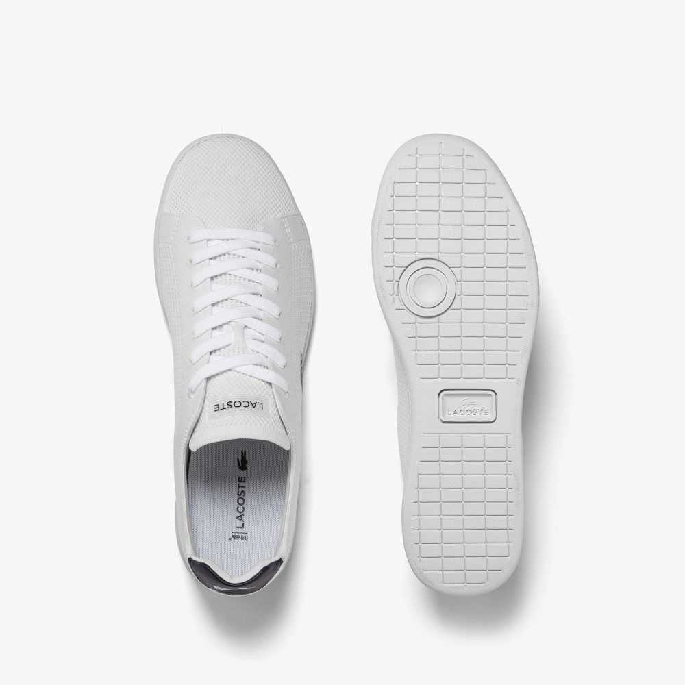 Lacoste Carnaby Piquee Sneakers White / Navy | TOE-562073