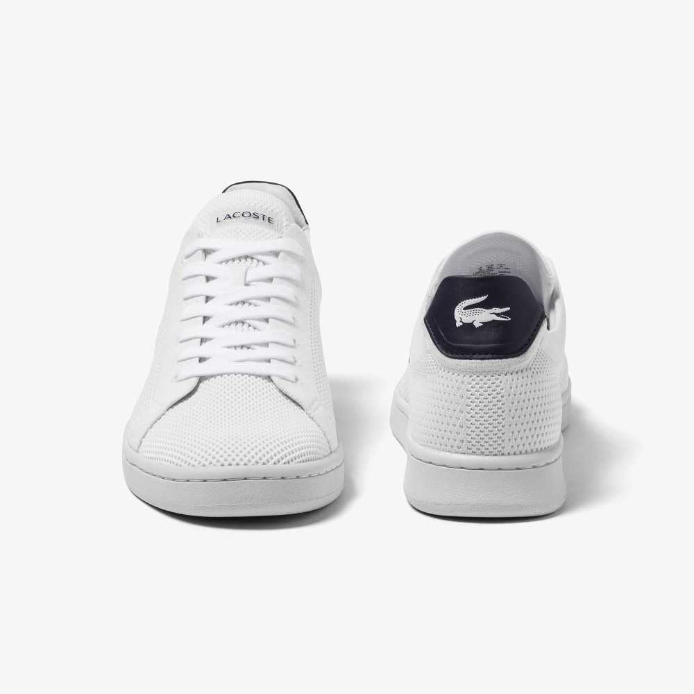 Lacoste Carnaby Piquee Sneakers White / Navy | TOE-562073