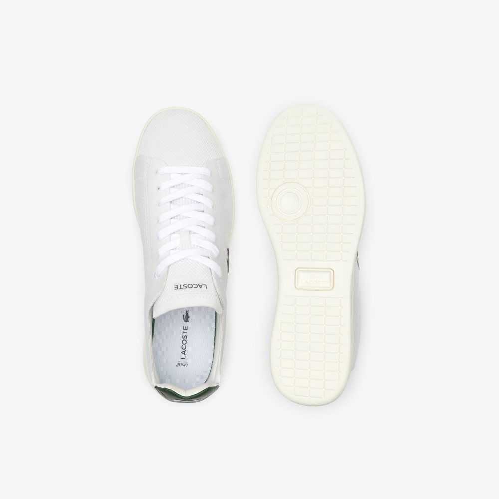 Lacoste Carnaby Piquee Sneakers White/Green | ASL-504936