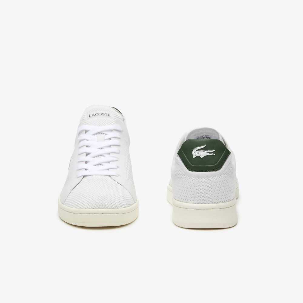 Lacoste Carnaby Piquee Sneakers White/Green | ASL-504936