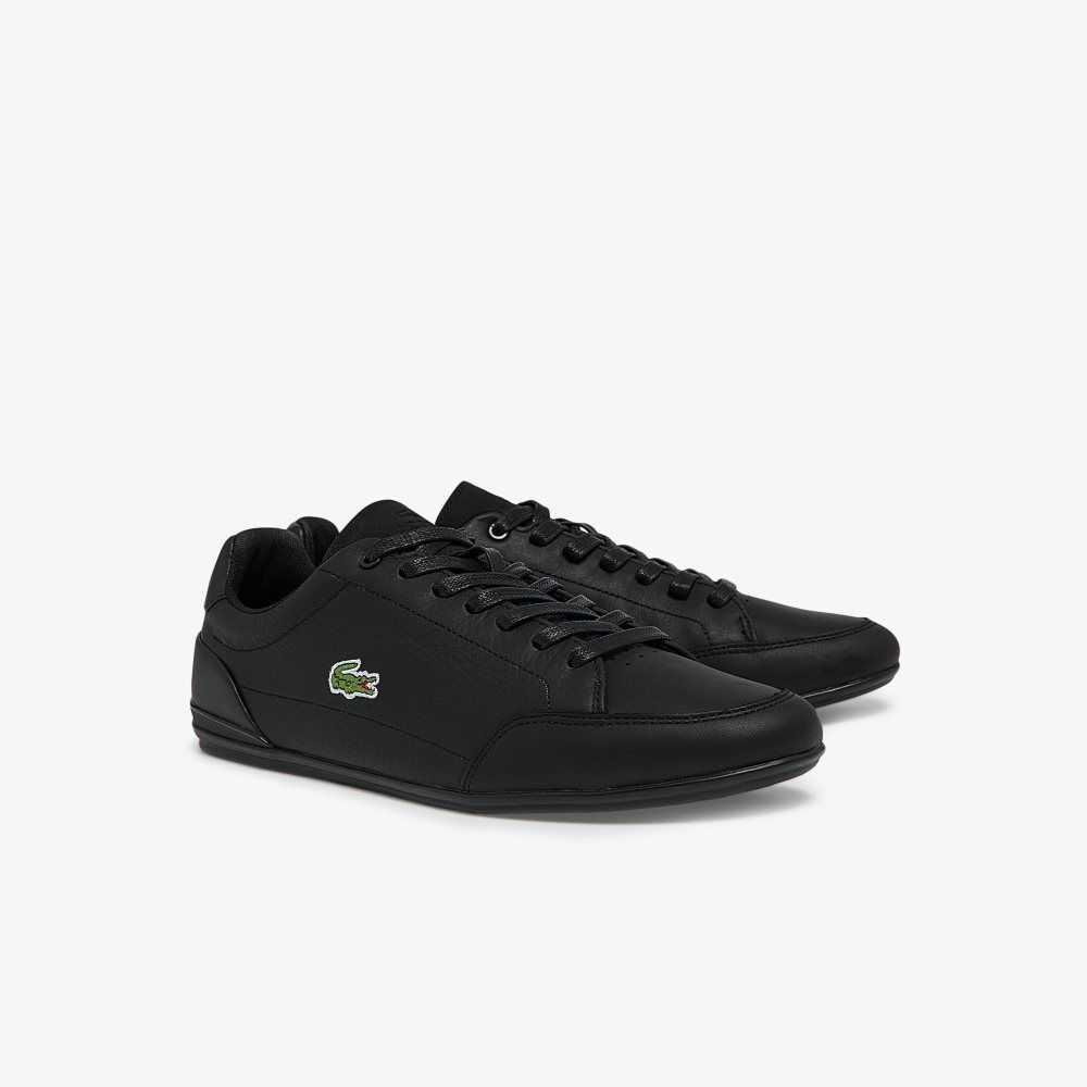 Lacoste Chaymon Crafted Leather Sneakers Blk/Blk | OXQ-347160