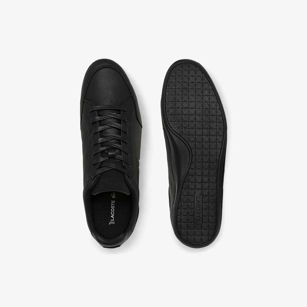 Lacoste Chaymon Crafted Leather Sneakers Blk/Blk | OXQ-347160