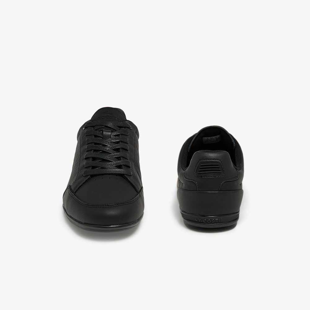 Lacoste Chaymon Crafted Leather Sneakers Blk/Blk | OXQ-347160