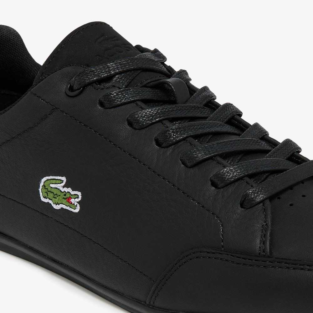 Lacoste Chaymon Crafted Leather Sneakers Blk/Blk | OXQ-347160