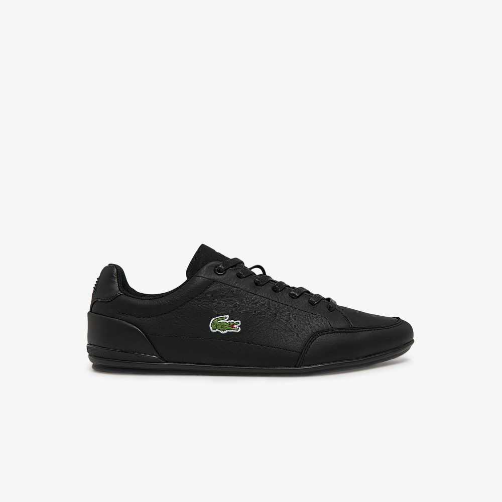 Lacoste Chaymon Crafted Leather Sneakers Blk/Blk | OXQ-347160