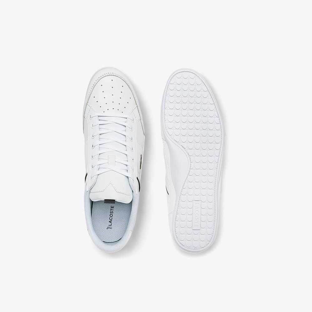 Lacoste Chaymon Leather Sneakers White/Black | WIG-780649