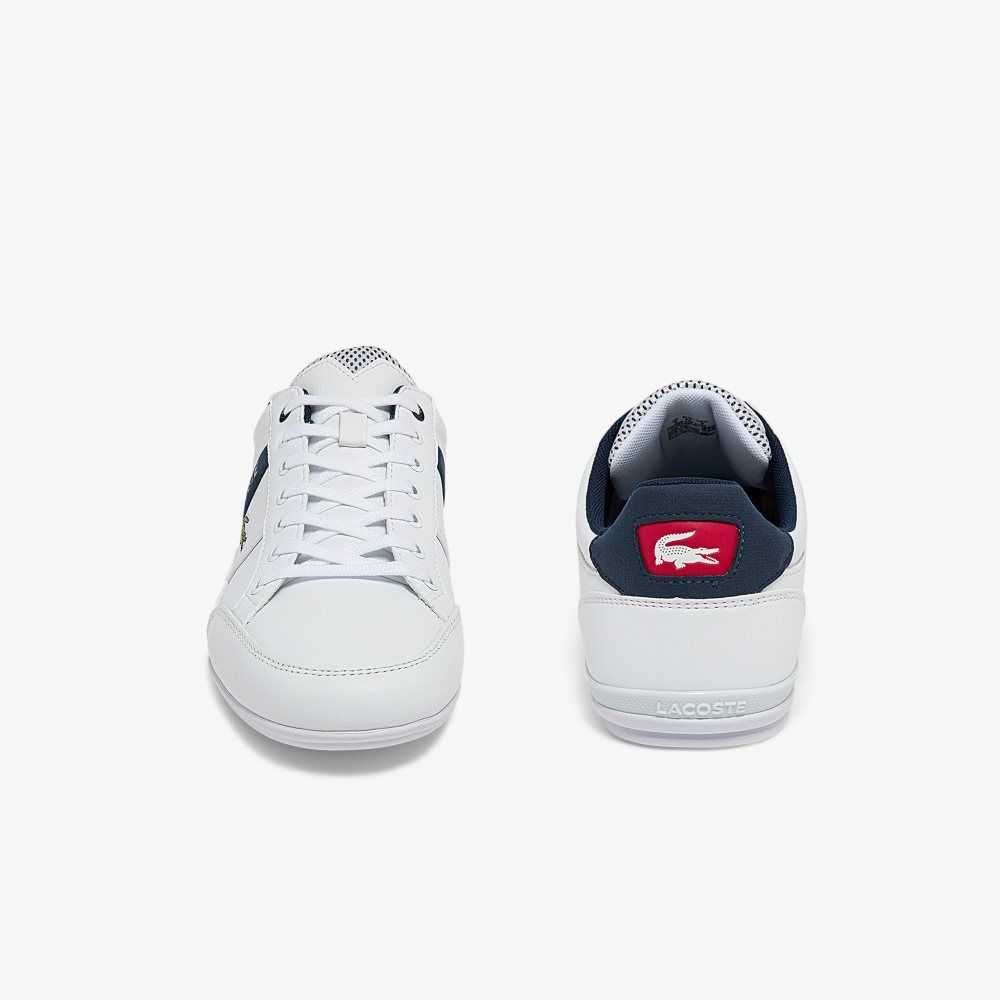 Lacoste Chaymon Sneakers Wht/Nvy/Red | ONK-946015