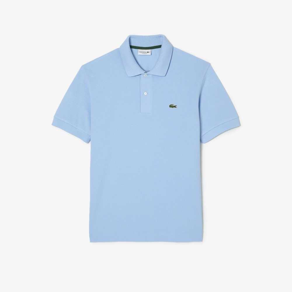 Lacoste Classic Fit Heavy Cotton Pique L.12.21 Polo Blue | BQP-369802