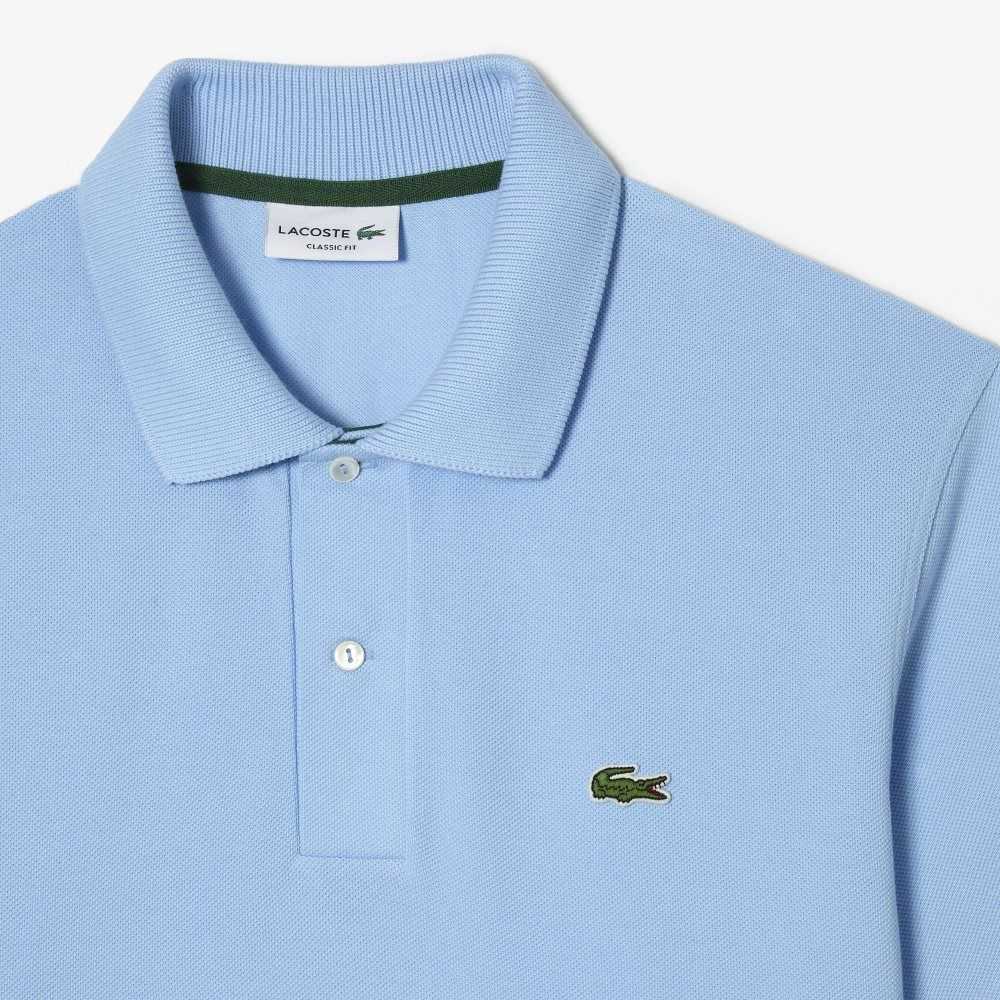 Lacoste Classic Fit Heavy Cotton Pique L.12.21 Polo Blue | BQP-369802