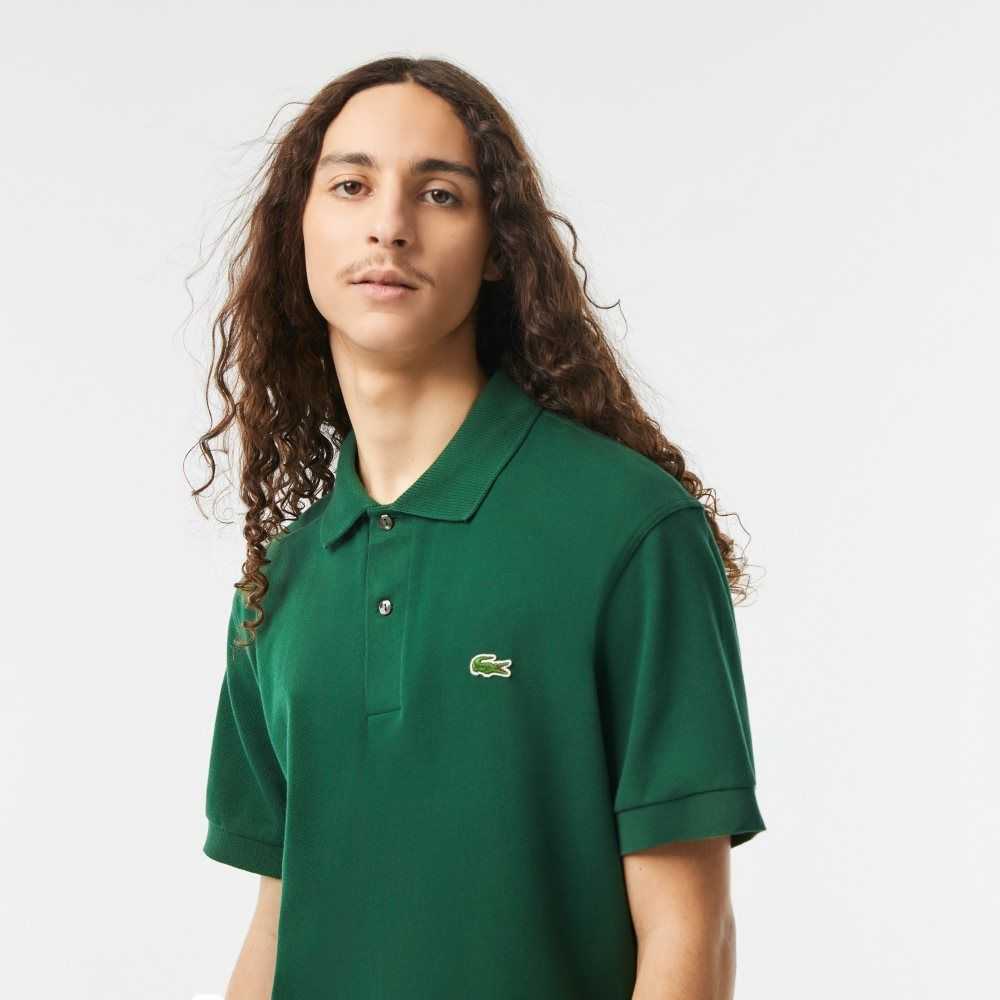 Lacoste Classic Fit Heavy Cotton Pique L.12.21 Polo Green | ILH-214706