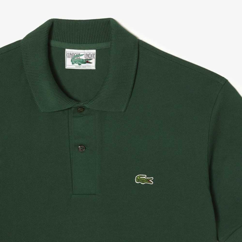 Lacoste Classic Fit Heavy Cotton Pique L.12.21 Polo Green | ILH-214706