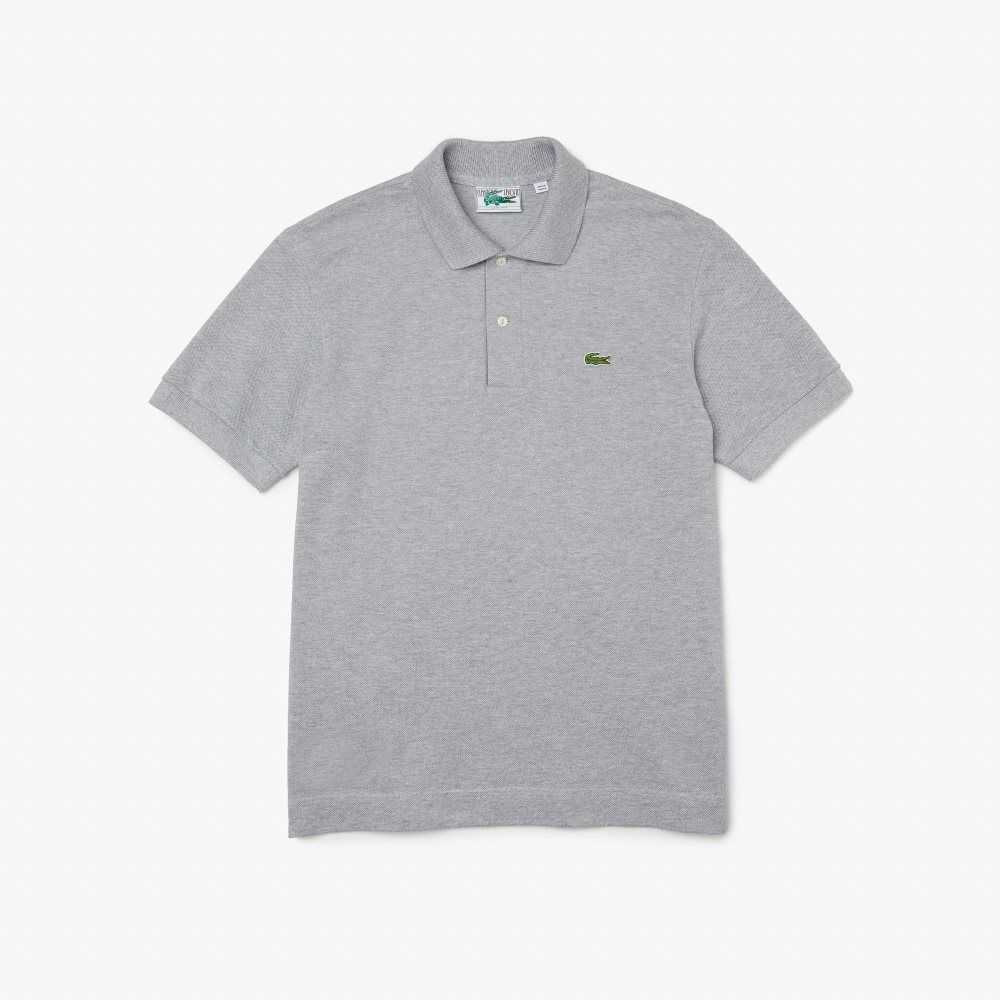 Lacoste Classic Fit Heavy Cotton Pique L.12.21 Polo Grey Chine | NKE-675412