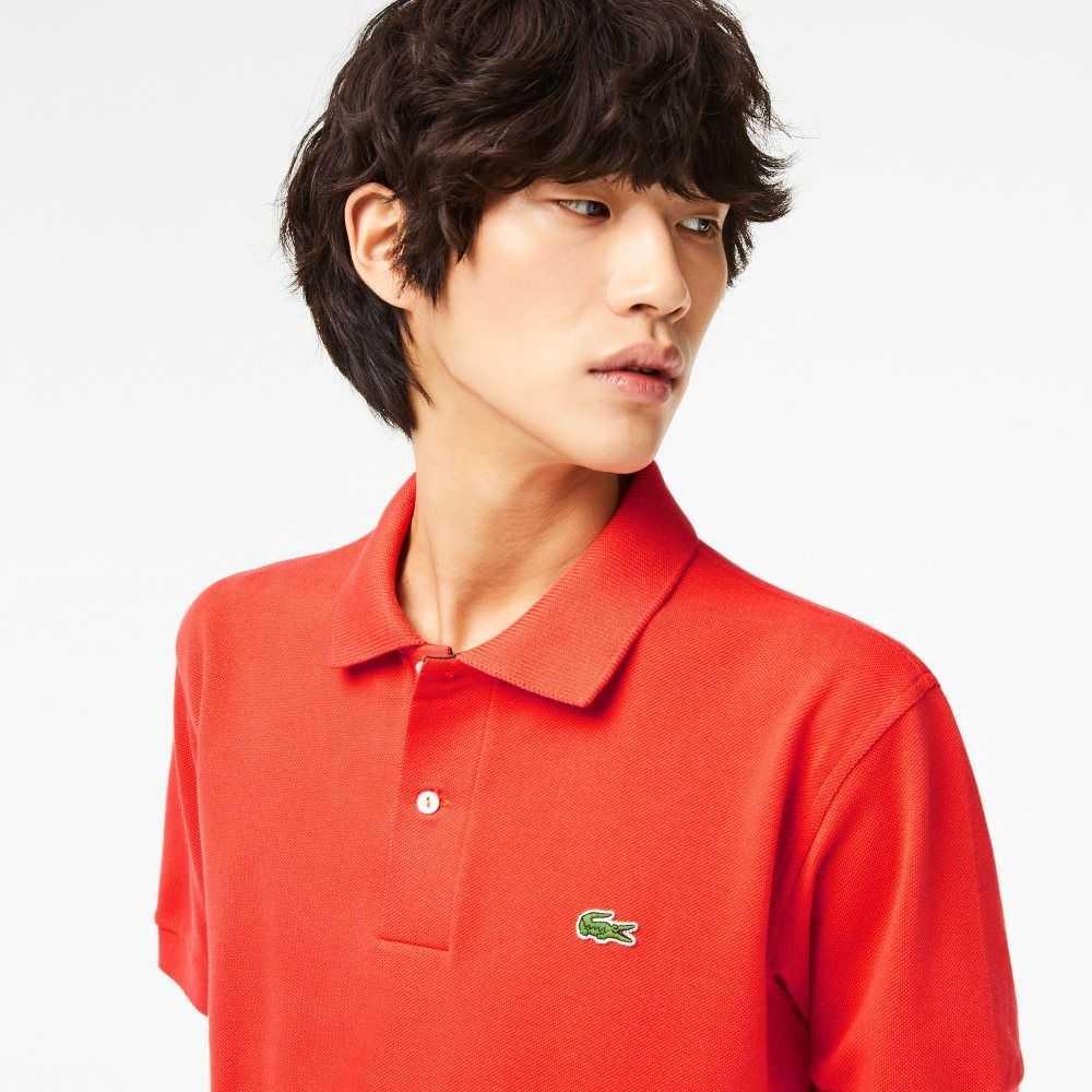 Lacoste Classic Fit Heavy Cotton Pique L.12.21 Polo Orange | QGA-056918