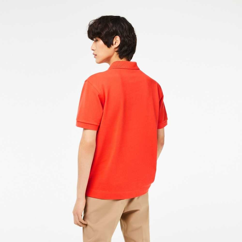 Lacoste Classic Fit Heavy Cotton Pique L.12.21 Polo Orange | QGA-056918