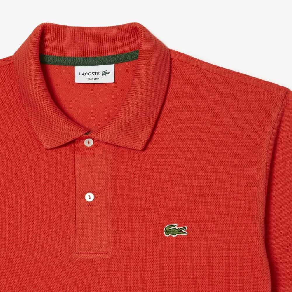 Lacoste Classic Fit Heavy Cotton Pique L.12.21 Polo Orange | QGA-056918