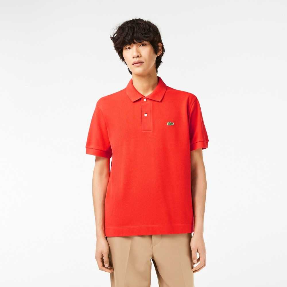 Lacoste Classic Fit Heavy Cotton Pique L.12.21 Polo Orange | QGA-056918