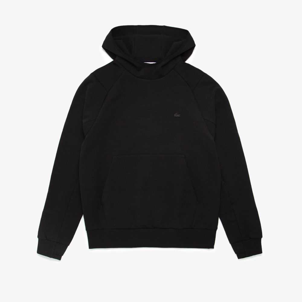 Lacoste Classic Fit Hooded Sweatshirt Black | YZF-479315