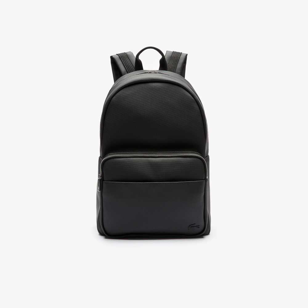 Lacoste Classic Petit Pique Backpack Black | IBW-409582