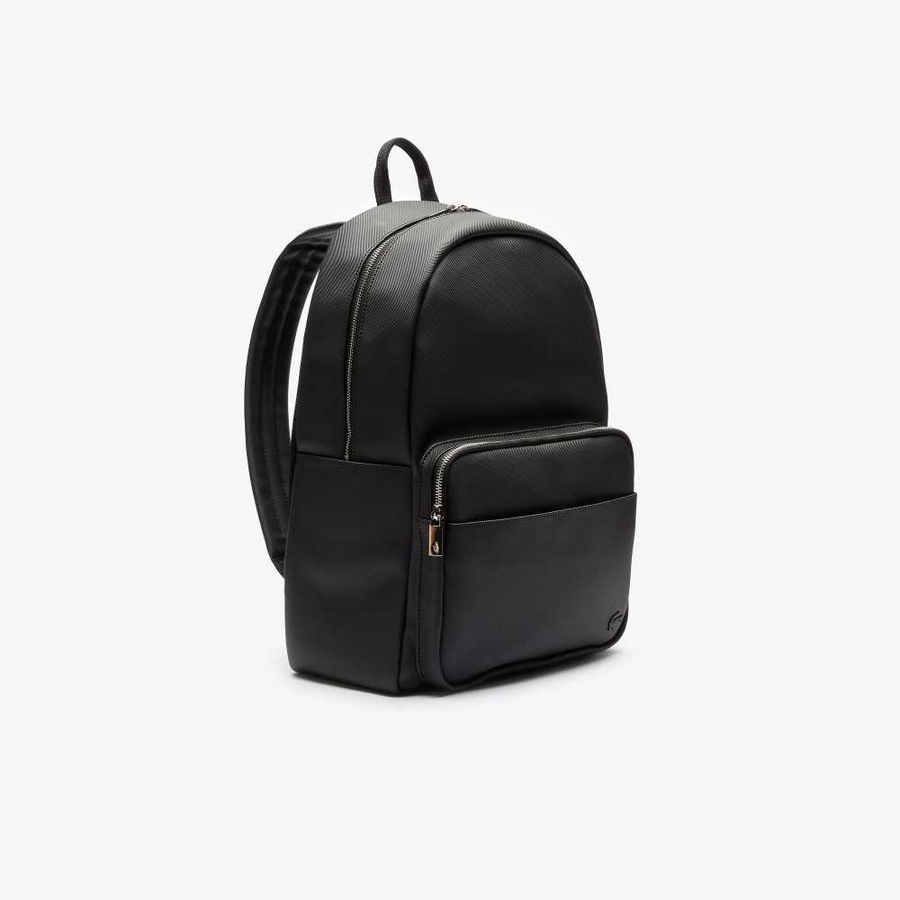 Lacoste Classic Petit Pique Backpack Black | IBW-409582