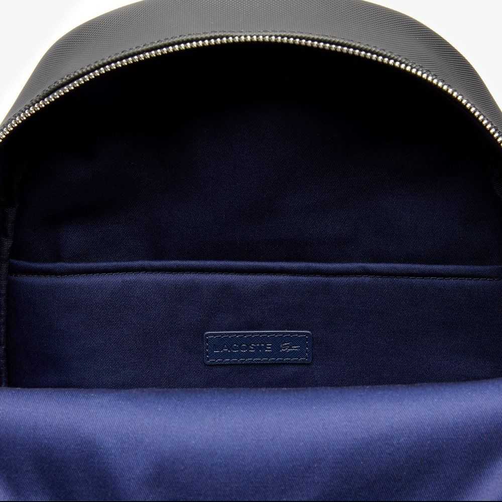 Lacoste Classic Petit Pique Backpack Black | IBW-409582