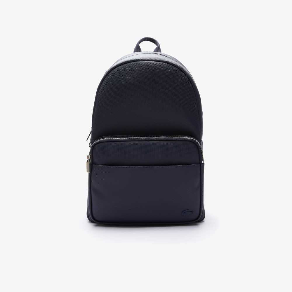 Lacoste Classic Petit Pique Backpack Peacoat | KVE-213075