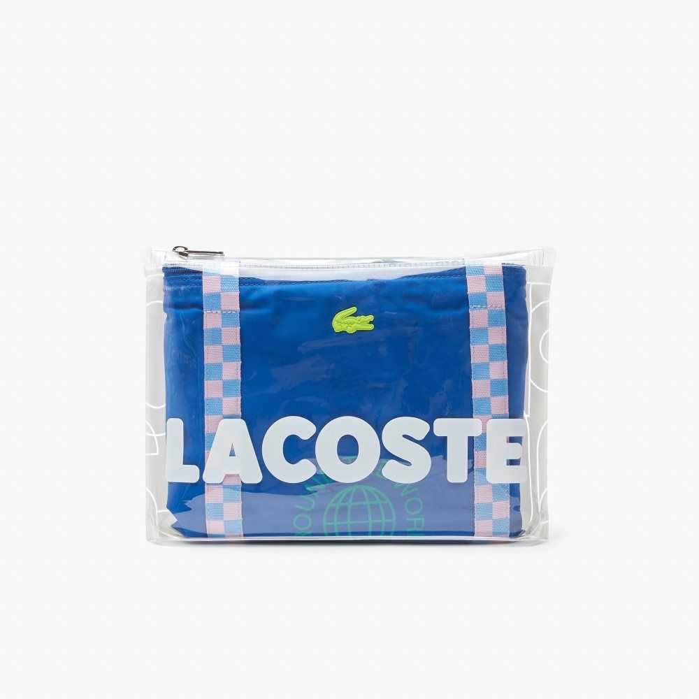 Lacoste Collapsible Weekend Bag Marina Allover | JZD-503812