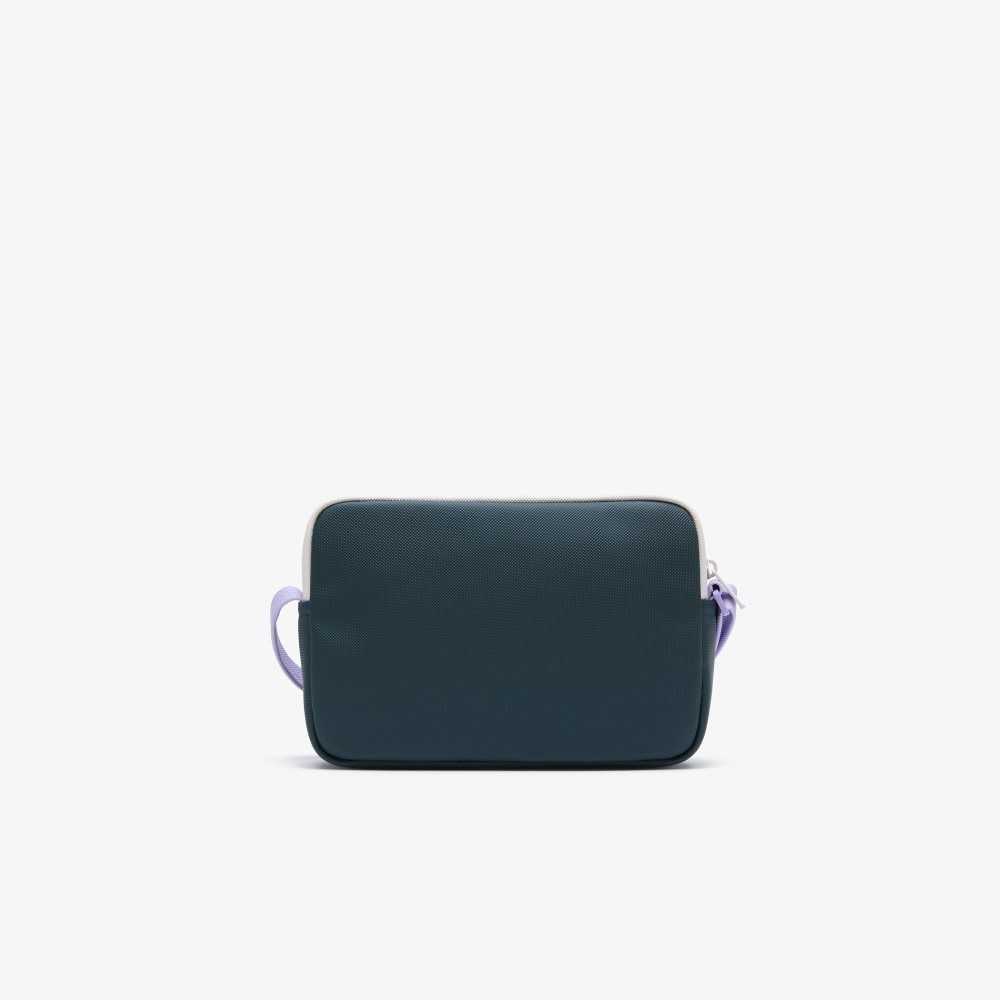 Lacoste Color-Block Crossover Bag Noir Laponie Plumage Cyna | VDA-842059