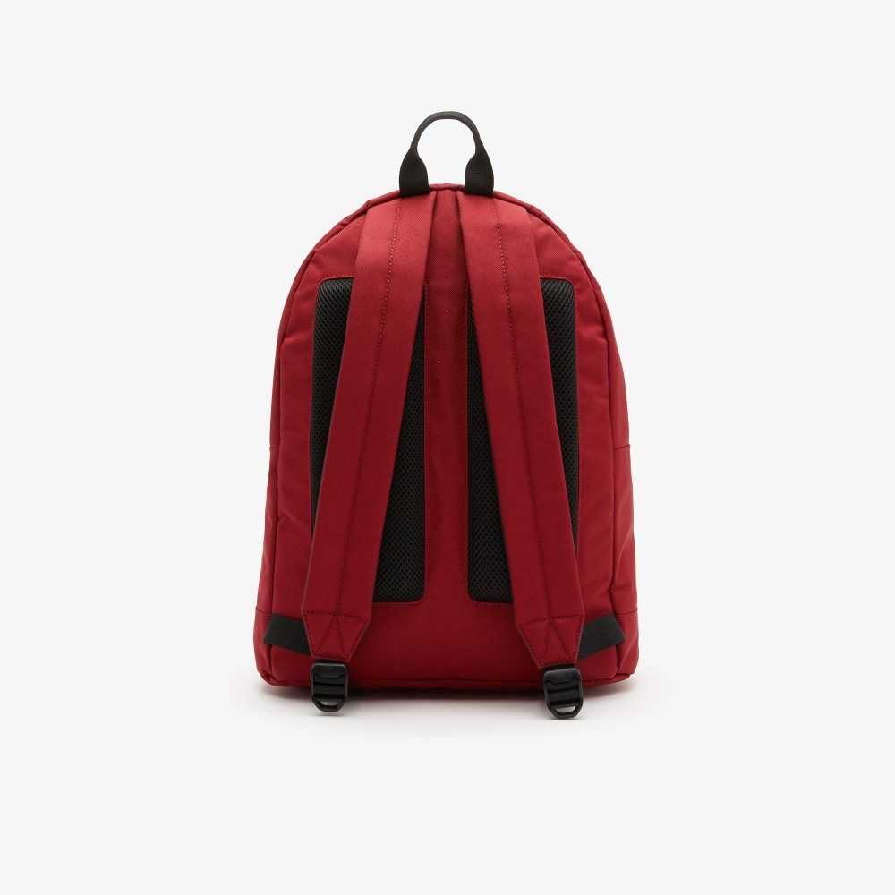 Lacoste Computer Compartment Backpack Biking Red | HIC-963580