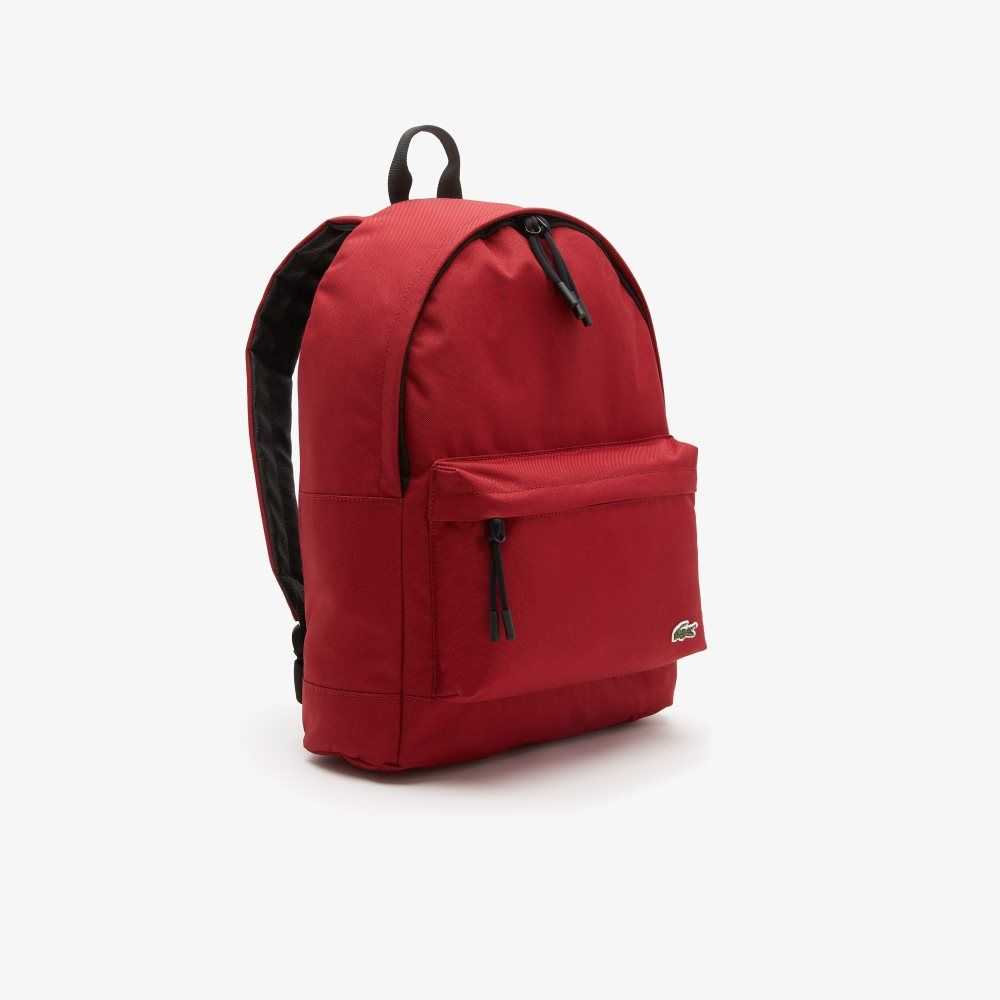 Lacoste Computer Compartment Backpack Biking Red | HIC-963580