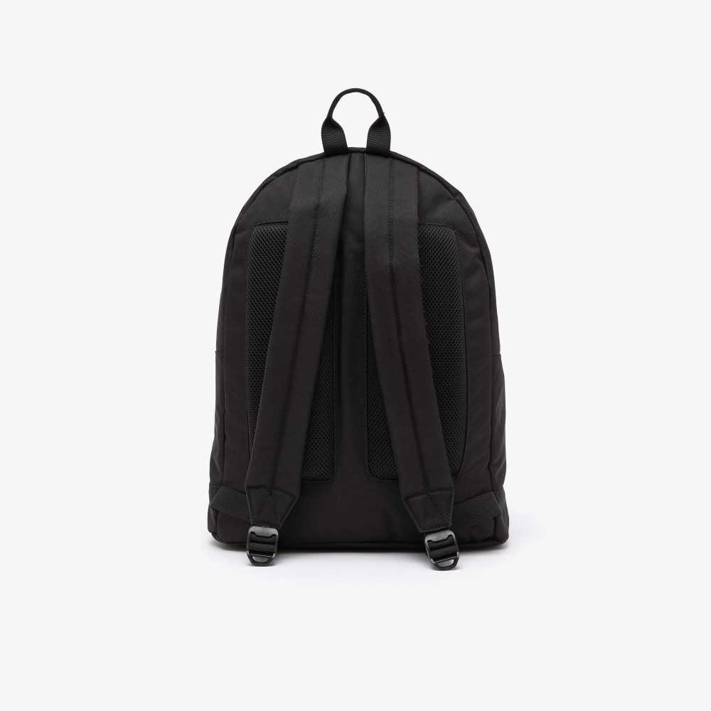 Lacoste Computer Compartment Backpack Black | AST-953280