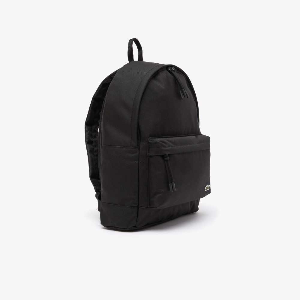 Lacoste Computer Compartment Backpack Black | AST-953280