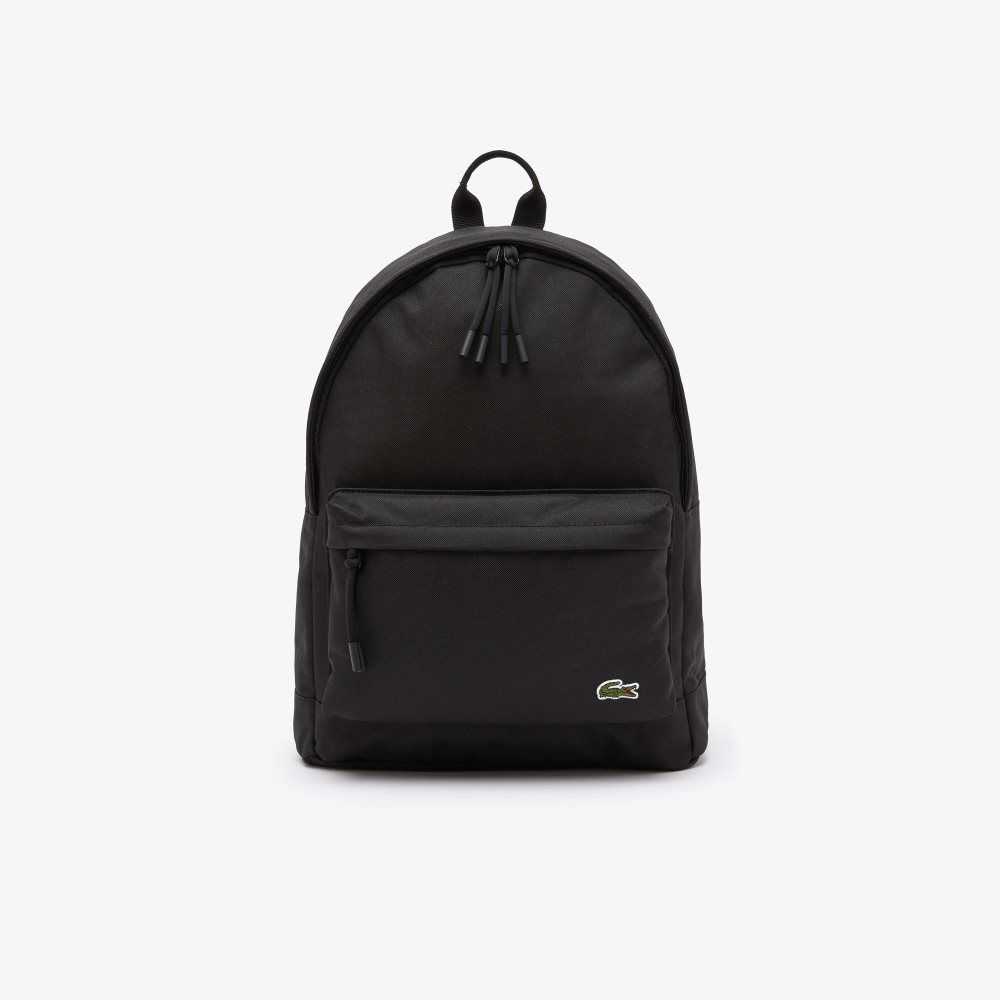 Lacoste Computer Compartment Backpack Black | AST-953280