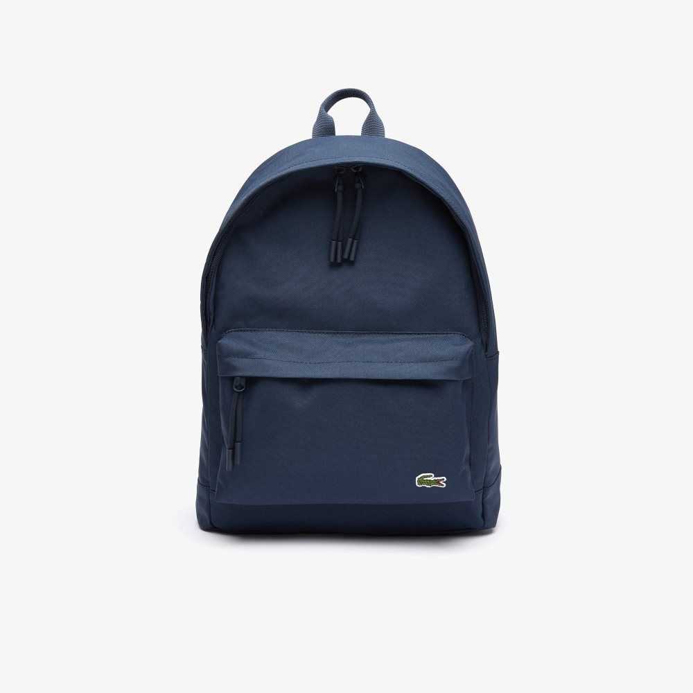 Lacoste Computer Compartment Backpack Peacoat | IZN-298536