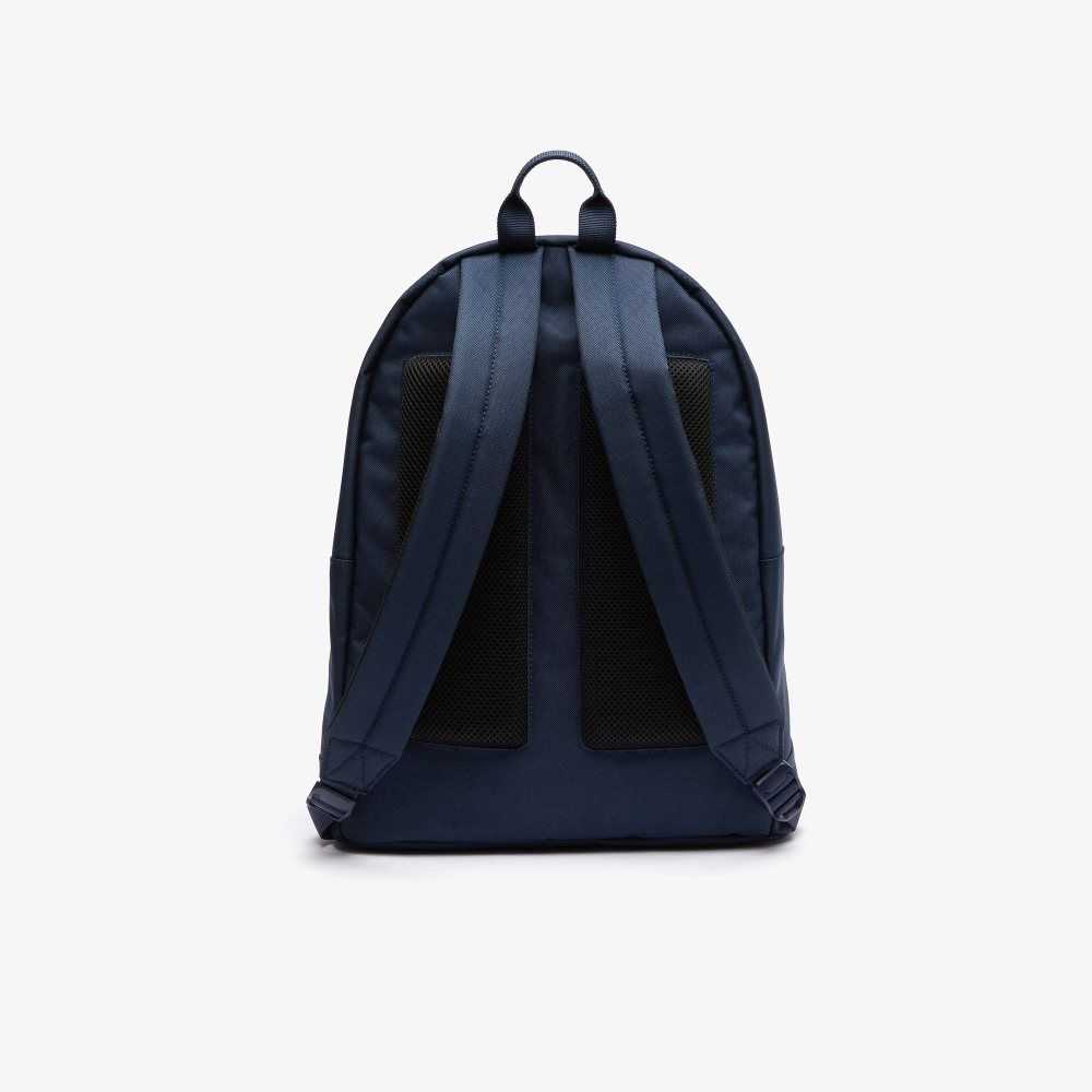 Lacoste Computer Compartment Backpack Peacoat | IZN-298536