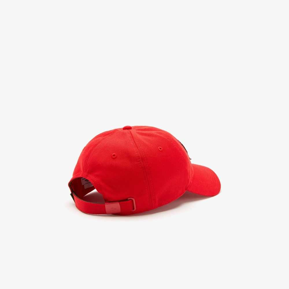 Lacoste Contrast Badge Cap Red | NPC-659408