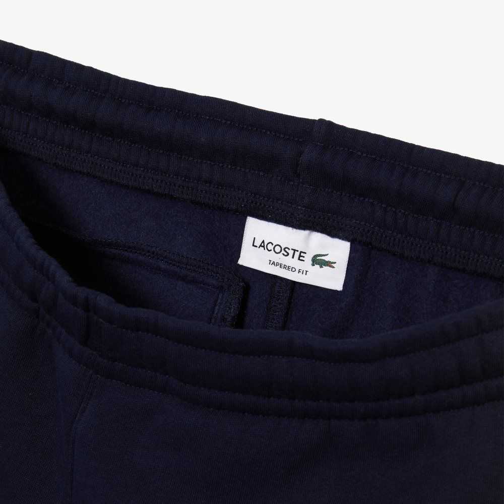 Lacoste Contrast Bands Trackpants Navy Blue / Yellow | THJ-740268