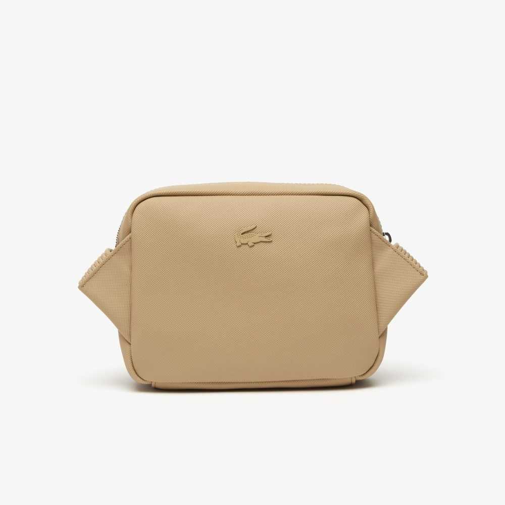 Lacoste Contrast Branded Rectangular Reporter Bag Viennois Farine | LTQ-635948