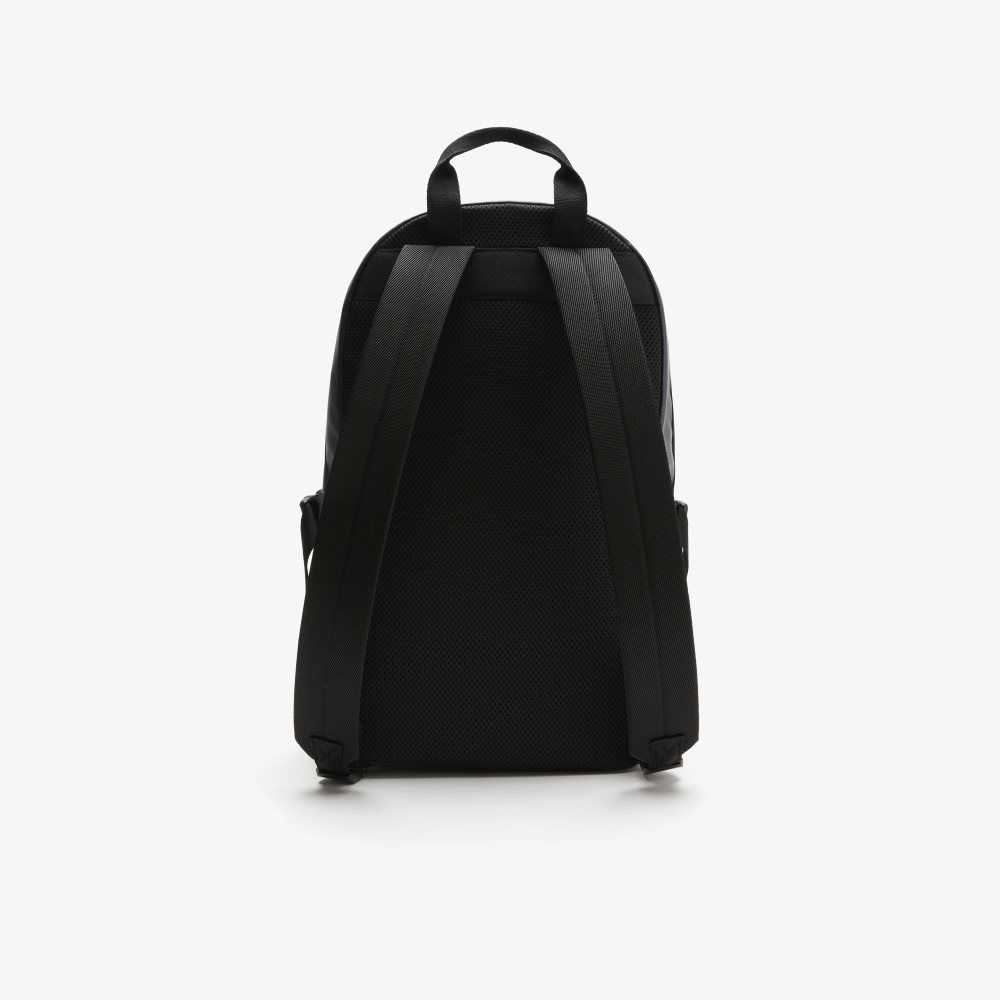 Lacoste Contrast Branding Backpack Bleu Nuit Noir | AMU-264103