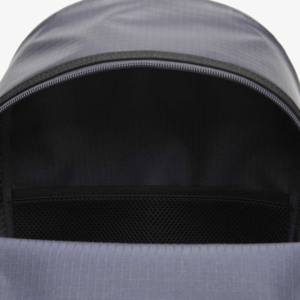 Lacoste Contrast Branding Backpack Bleu Nuit Noir | AMU-264103