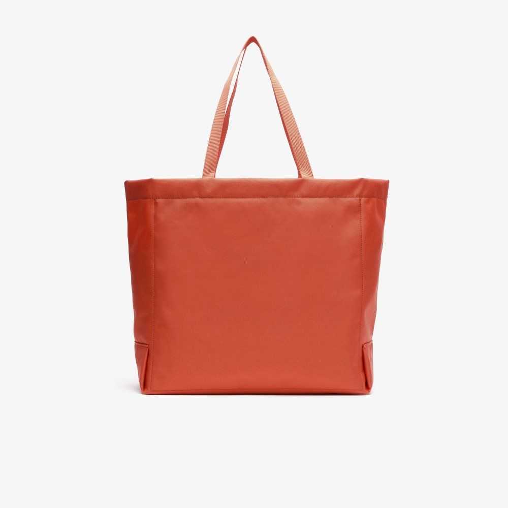 Lacoste Contrast Branding Oversized Tote Bag Pasteque | ADH-231864