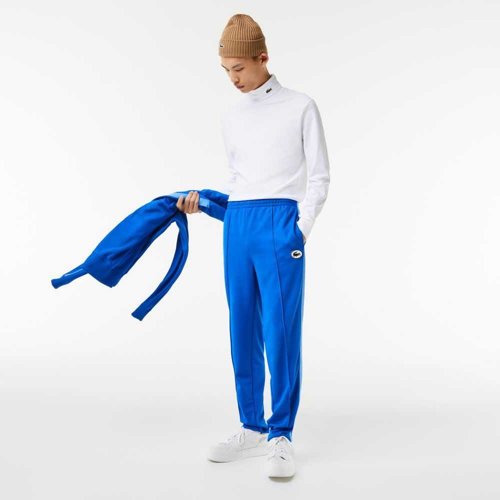 Lacoste Contrast Side Band Trackpants Blue | VUJ-917845