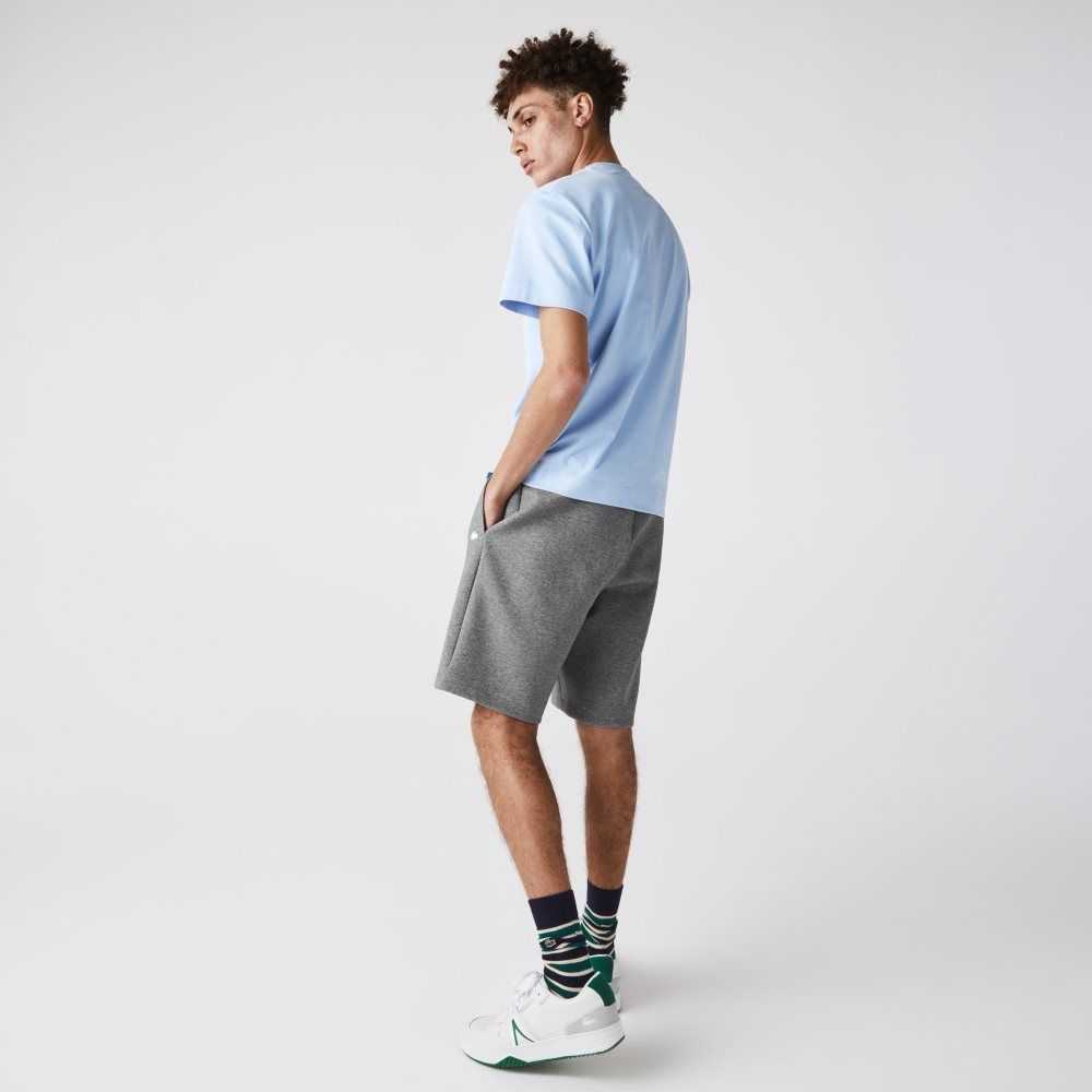 Lacoste Cotton Blend Bermuda Shorts Grey Chine | CQB-196378