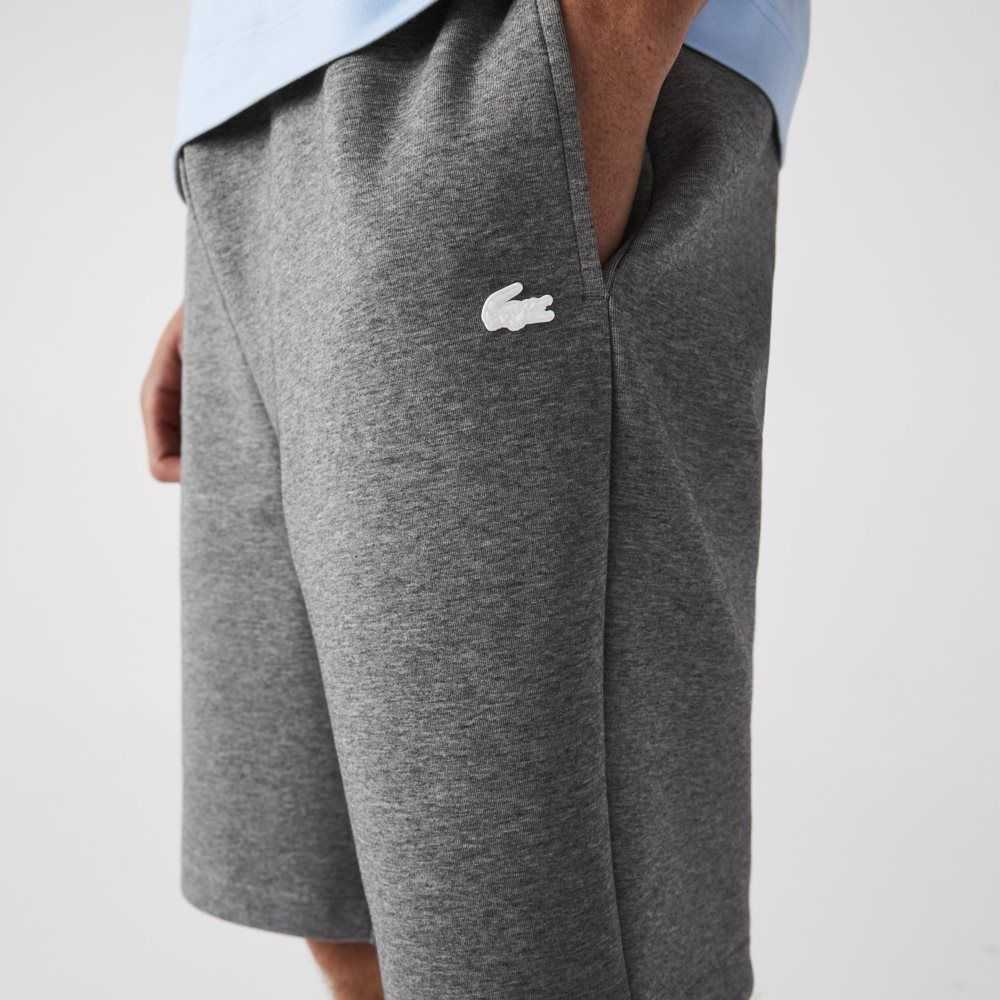 Lacoste Cotton Blend Bermuda Shorts Grey Chine | CQB-196378